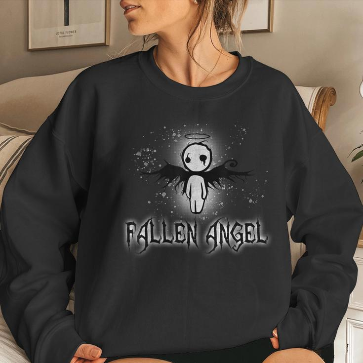 Cute Dark Gothic Fallen Angel Creepy Women Sweatshirt Gifts for Her