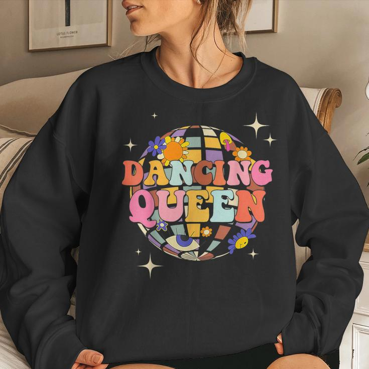 Dancing Queen Dance Mom Band Vintage Dancing 70S Disco Party Women Sweatshirt Gifts for Her