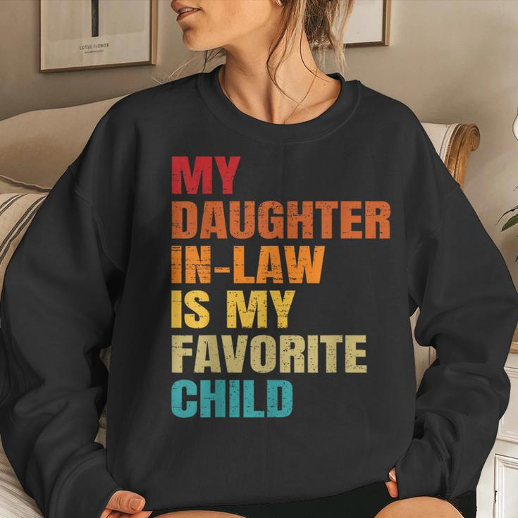 My Daughter In Law Is My Favorite Child Mother-In-Law Day Women Sweatshirt Gifts for Her