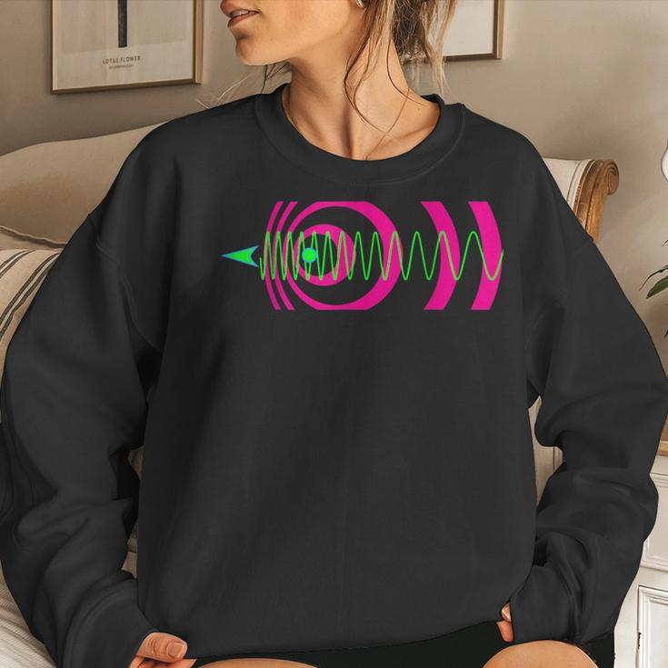 Doppler Effect Physics Science Equation Physicist Teacher Women Sweatshirt Gifts for Her
