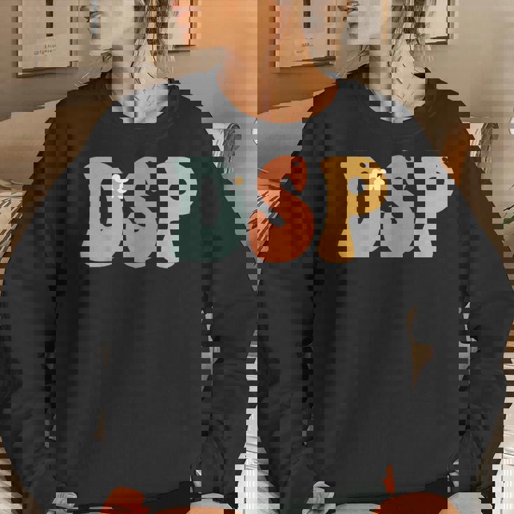 Dsp Direct Support Staff Week Groovy Appreciation Day Women Sweatshirt Gifts for Her