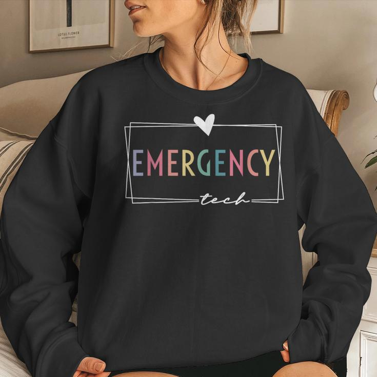 Emergency Room Technician Er Tech Nurse Technologist Women Sweatshirt Gifts for Her