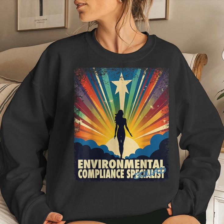 Environmental Compliance Specialist Female Hero Women Women Sweatshirt Gifts for Her