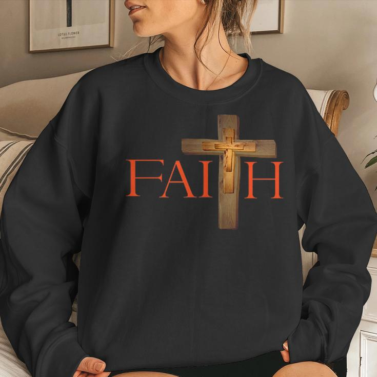 Faith In Jesus Christ Our Lord Revival Bible Christian Women Sweatshirt Gifts for Her