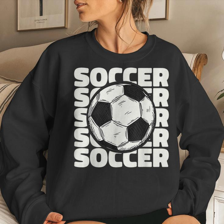 Football For Boys Vintage Football Girls Women Sweatshirt Gifts for Her