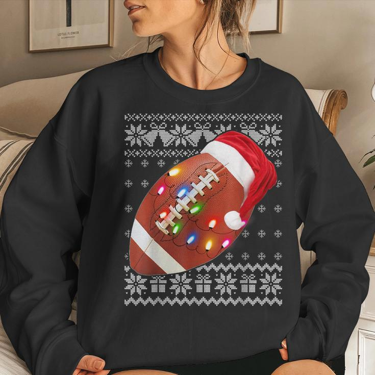 Football Christmas Ugly Christmas Sweater Women Sweatshirt Gifts for Her
