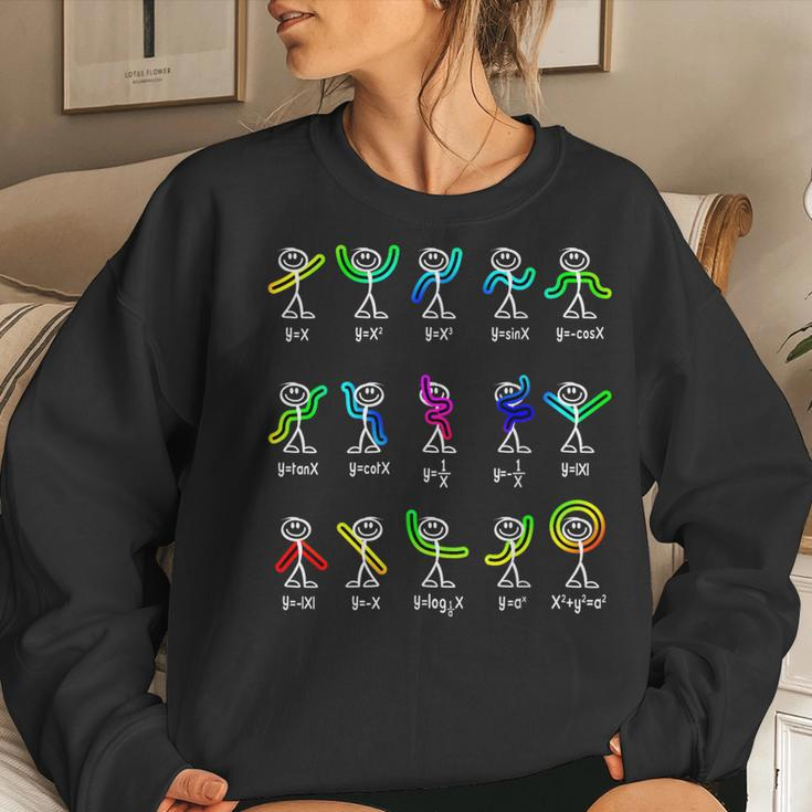 Algebra Dance Function Math Teacher Geek Idea Women Sweatshirt Gifts for Her