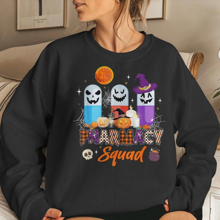 Halloween Pharmacy Squad Pills Pharmacist Women Sweatshirt Gifts for Her