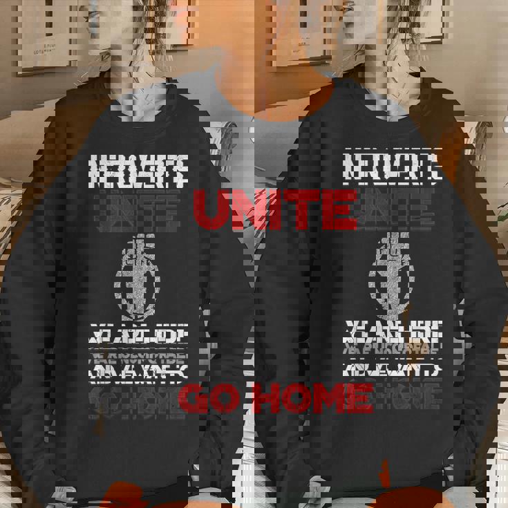 Isfj Introverts Unite Anti Social For Women Women Sweatshirt Gifts for Her