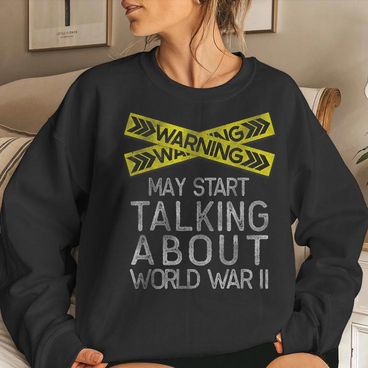 Funny World War Two Ww2 History Teacher Historian History Women Sweatshirt Gifts for Her