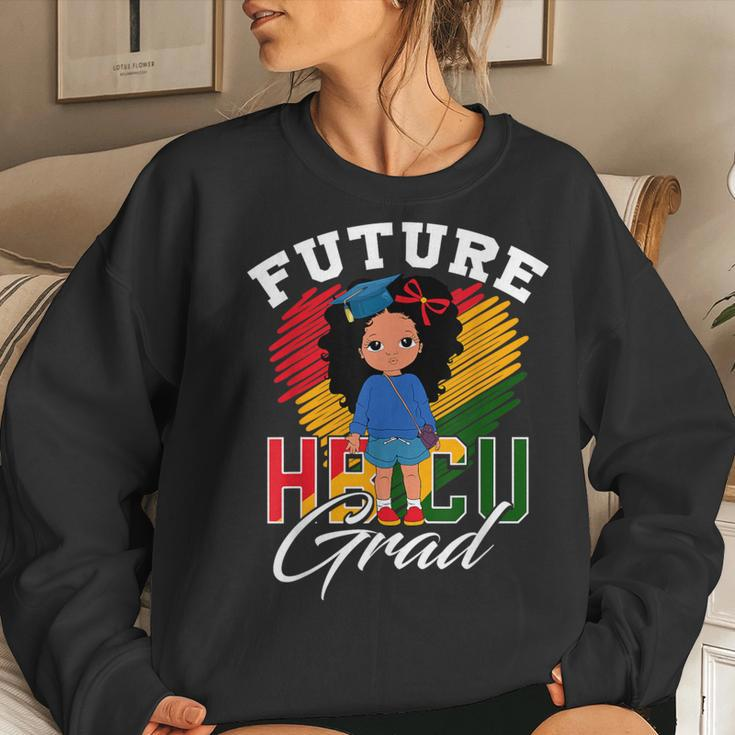 Future Hbcu Grad Afro Black Girls Queen College Graduation Women Sweatshirt Gifts for Her