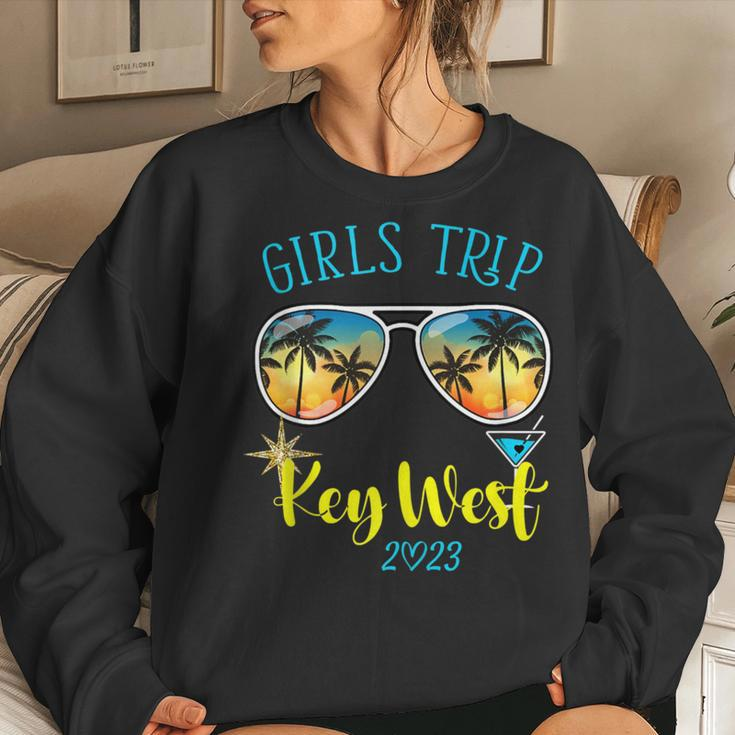 Girls Trip Key West 2023 Weekend Birthday Squad Women Sweatshirt Gifts for Her