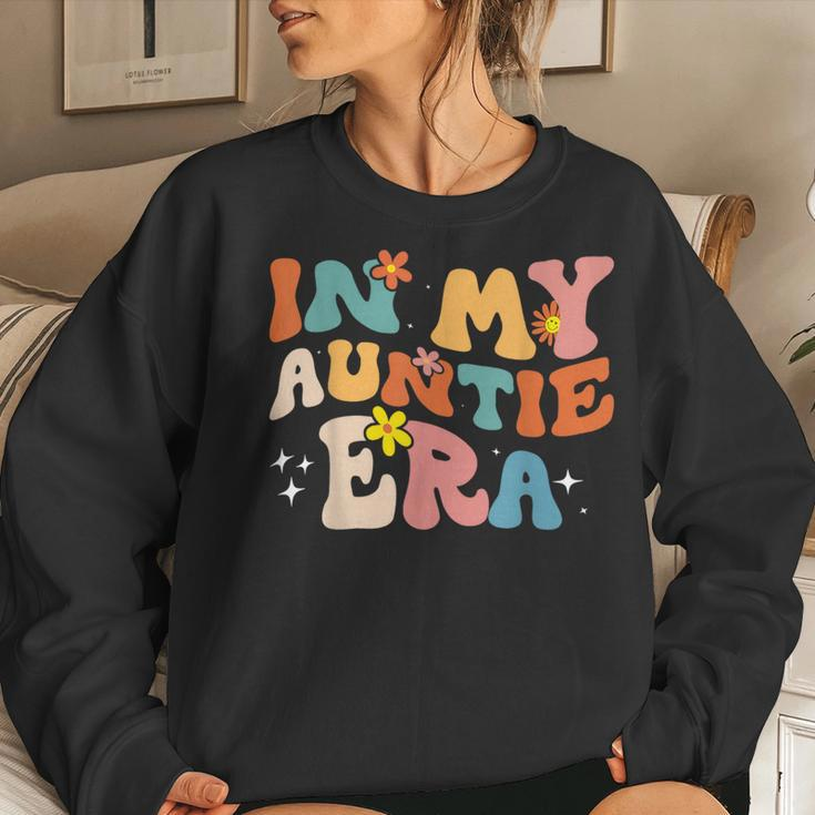 Groovy Retro In My Auntie Era Cool For Aunts Women Sweatshirt Gifts for Her