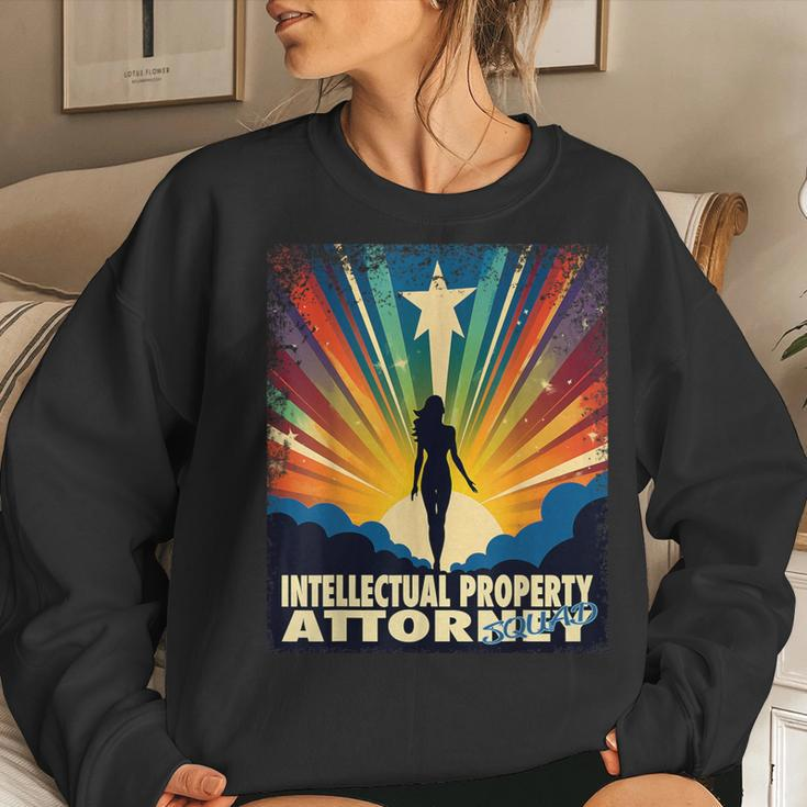Intellectual Property Attorney Female Hero Job Women Women Sweatshirt Gifts for Her