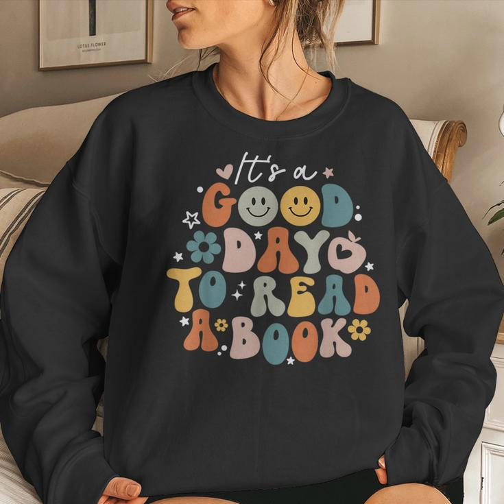 It’S A Good Day To Read A Book Lovers Library Reading Women Women Sweatshirt Gifts for Her