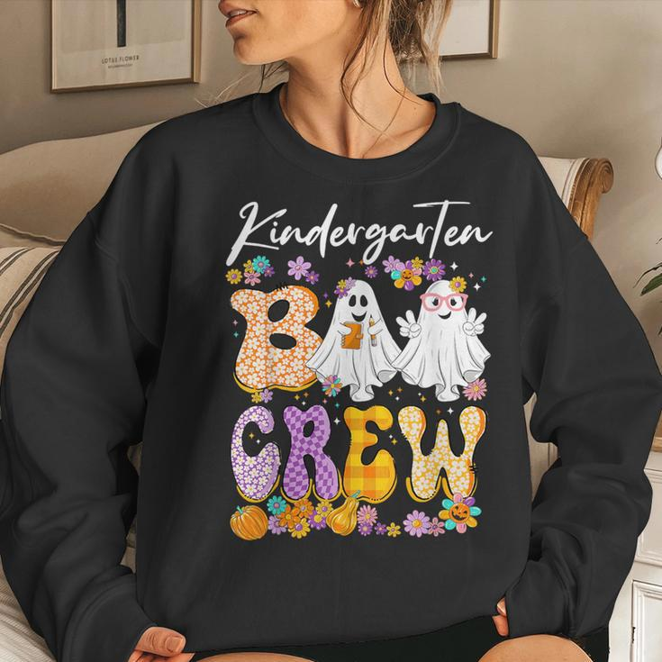 Kindergarten Boo Crew Halloween Costume Kindergarten Teacher Women Sweatshirt Gifts for Her