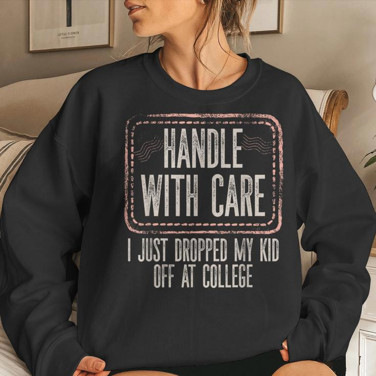 Leaving For College For Mom From Son Daughter Empty Nest Women Sweatshirt Gifts for Her