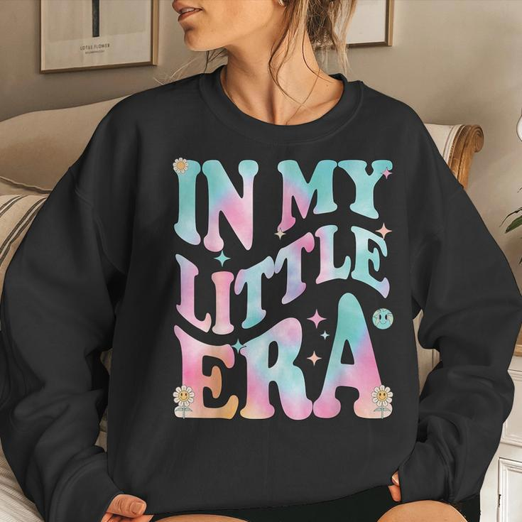 In My Little Era Groovy Sorority Rush Bid Day Reveal Week Women Sweatshirt Gifts for Her