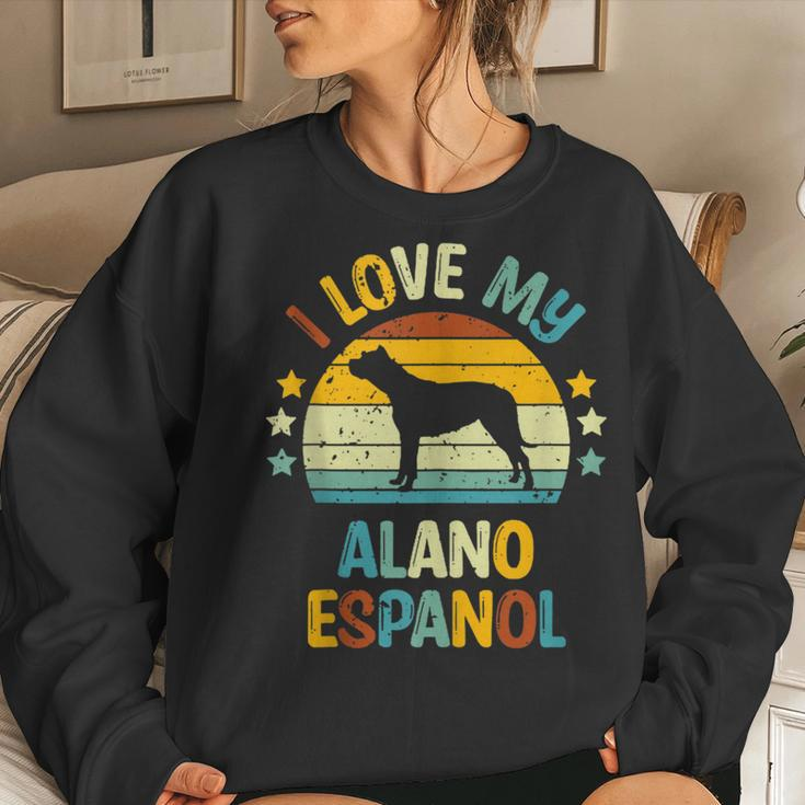 I Love My Alano Espanol Alano Espanol Men Women Sweatshirt Gifts for Her