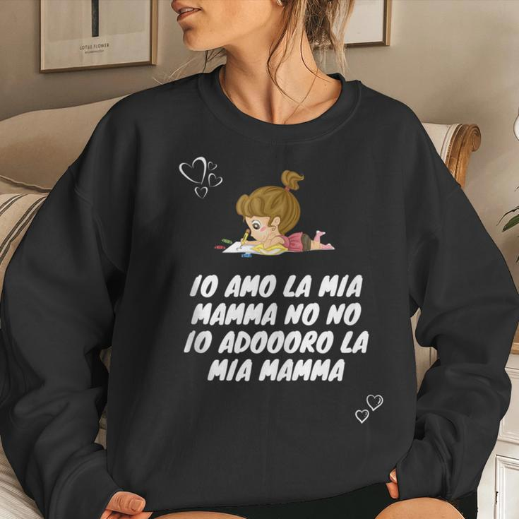 I Love My Mom No I Love My Mom For Raga Women Sweatshirt Gifts for Her