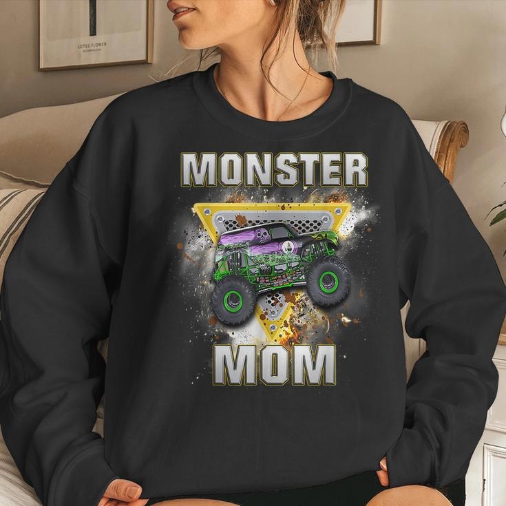 Monster Truck Are My Jam Monster Truck Mom Women Sweatshirt Gifts for Her