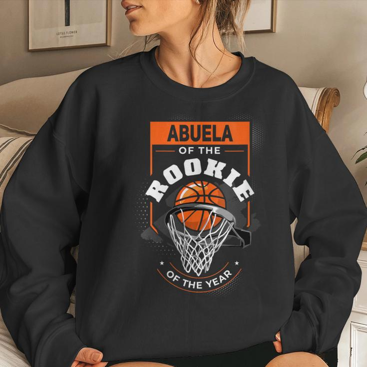 Nana Rookie Of The Year Basketball Abuela Of The Rookie Women Sweatshirt Gifts for Her