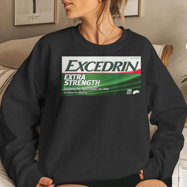 Nurse Pharmacy Halloween Costume Excedrin Extra Strength Women Sweatshirt Gifts for Her