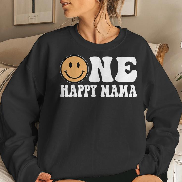 One Happy Dude 1St Birthday One Cool Mama Family Matching Women Sweatshirt Gifts for Her