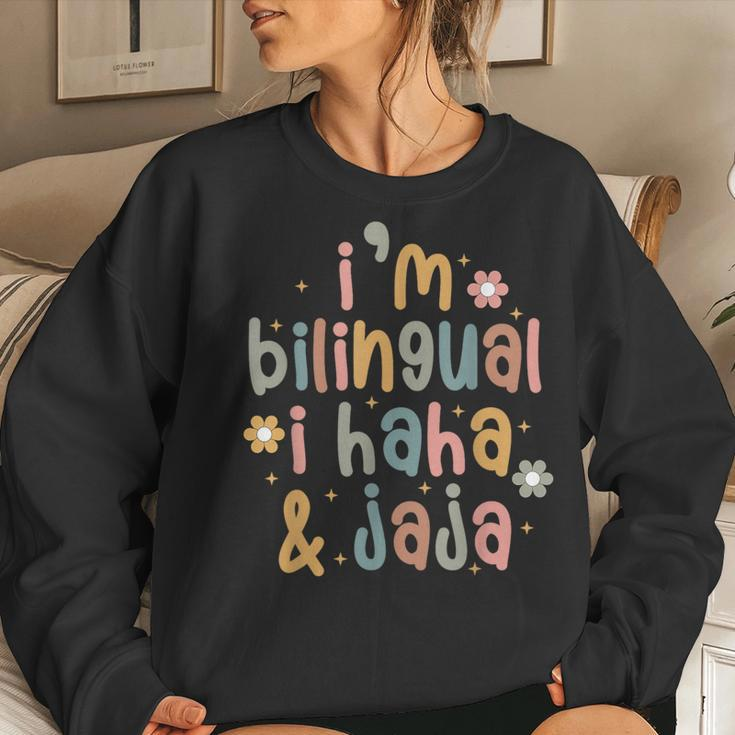 Hispanic Heritage Month Spanish Teacher Bilingual Maestra Women Sweatshirt Gifts for Her