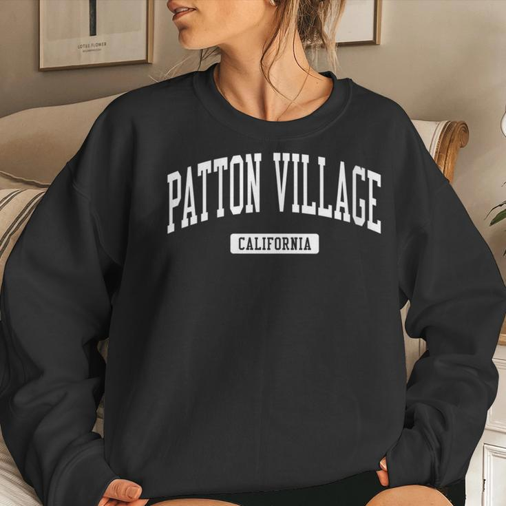 Patton Village California Ca Vintage Athletic Sports Women Sweatshirt Gifts for Her