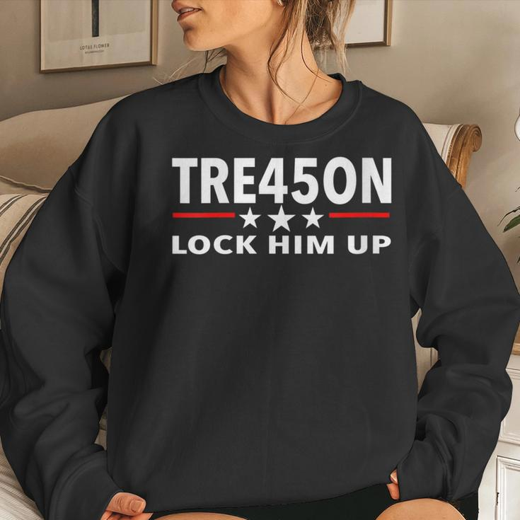 Prison For Trump Tre45on Women Sweatshirt Gifts for Her