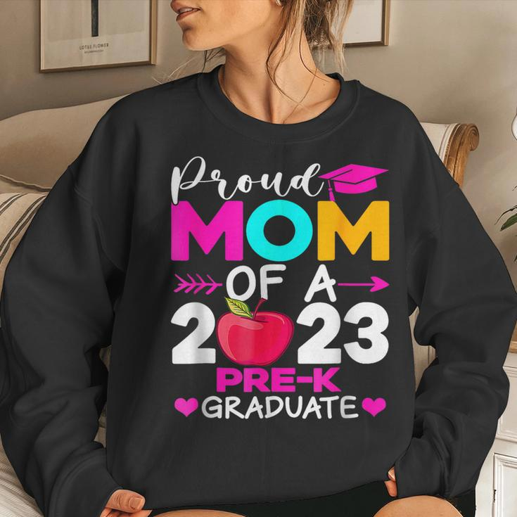 Proud Mom Of 2023 Pre K Graduate Graduation Women Sweatshirt Gifts for Her