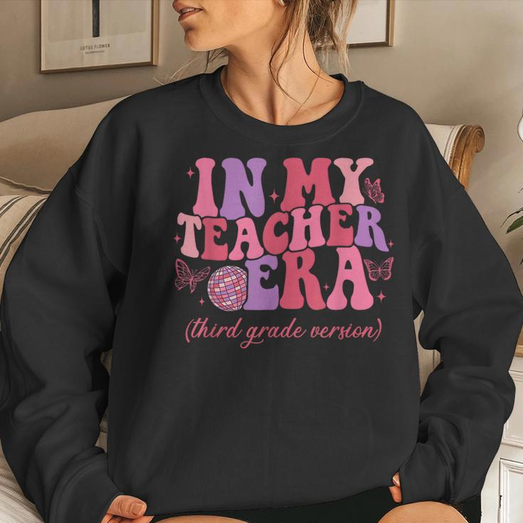 Retro In My Teacher Era Third Grade Version Back To School Women Sweatshirt Gifts for Her