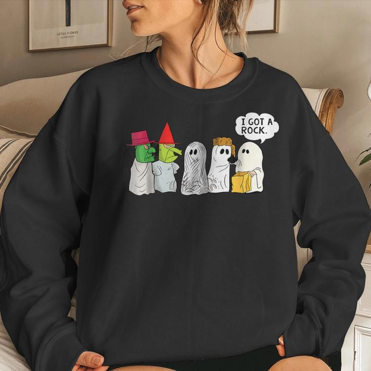 I Got A Rock Halloween 90S Ghost Women Sweatshirt Gifts for Her