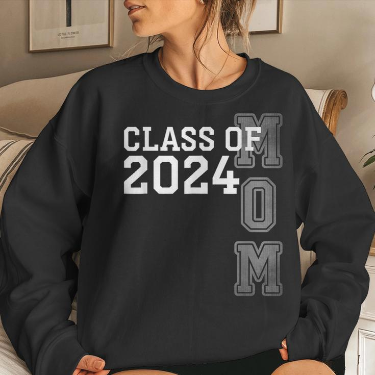 Senior Mom 2024 Proud Mom Class Of 2024 Mom Of The Graduate Women Sweatshirt Gifts for Her