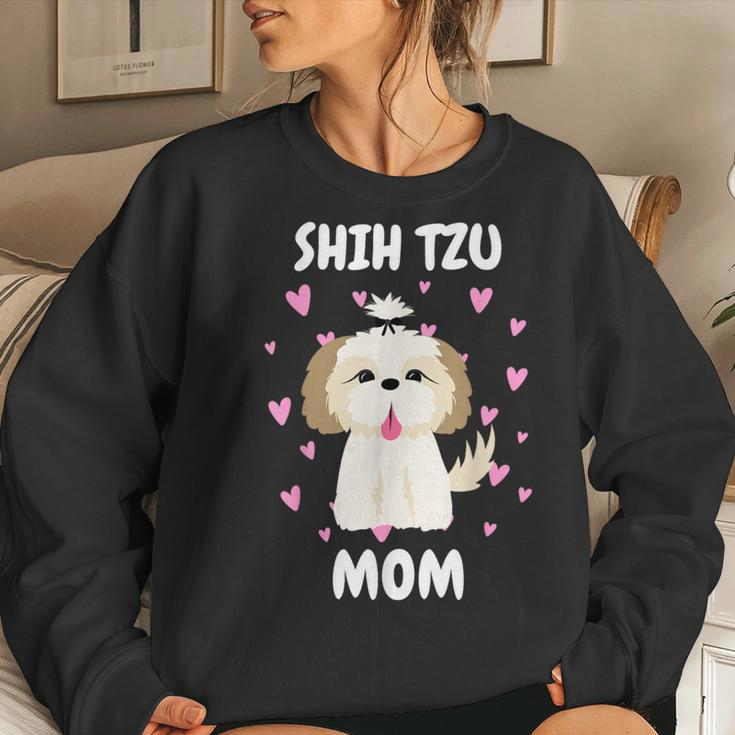 Shih Tzu Mom Mummy Mama Mum Mommy Mother's Day Mother Owner Women Sweatshirt Gifts for Her