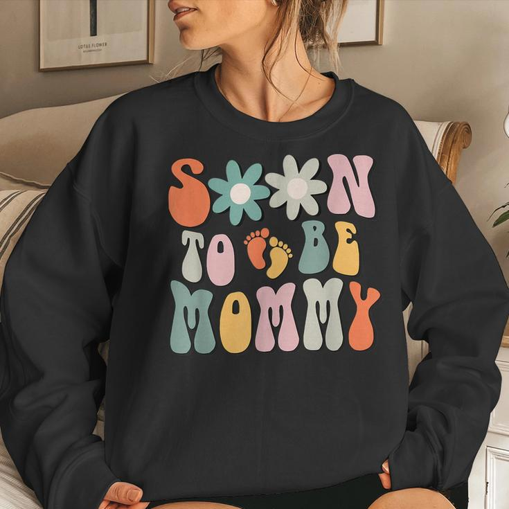 Soon To Be Mommy Pregnancy Announcement Mom To Be Women Sweatshirt Gifts for Her