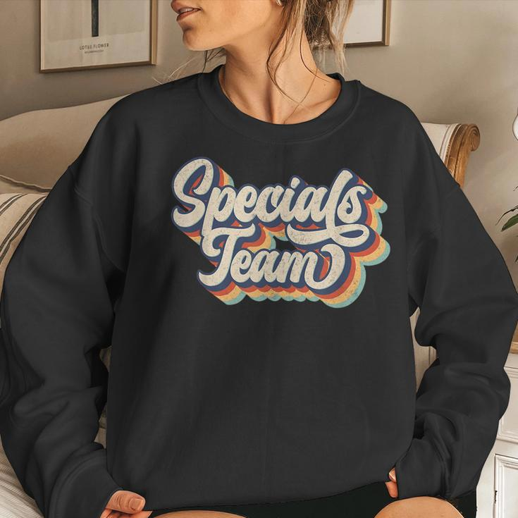 Specials Team Retro 70S 80S Back To School Autism Teacher Women Sweatshirt Gifts for Her
