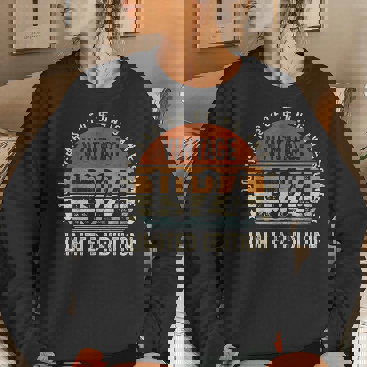 Vintage 1924 100 Bday Decorations 100Th Birthday Women Sweatshirt Gifts for Her