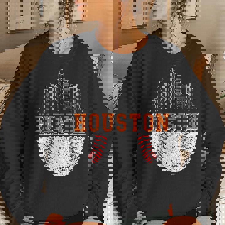 Vintage Houston Texas Pride Houston Strong Men Women Sweatshirt Gifts for Her