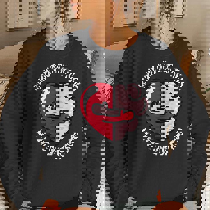 We Wear Red For Red Ribbon Week 2023 Be Kind To Your Mind Women Sweatshirt Gifts for Her We Wear Red For Red Ribbon Week 2023 Be Kind To Your Mind Women Sweatshirt Gifts for Her