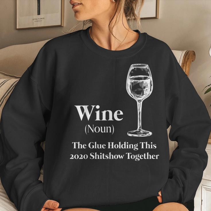 Wine the glue holding this 2021 sweatshirt sale