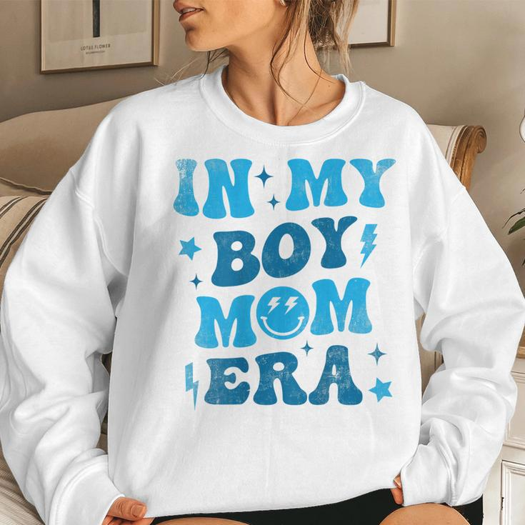 In My Boy Mom Era On Back Women Sweatshirt Gifts for Her