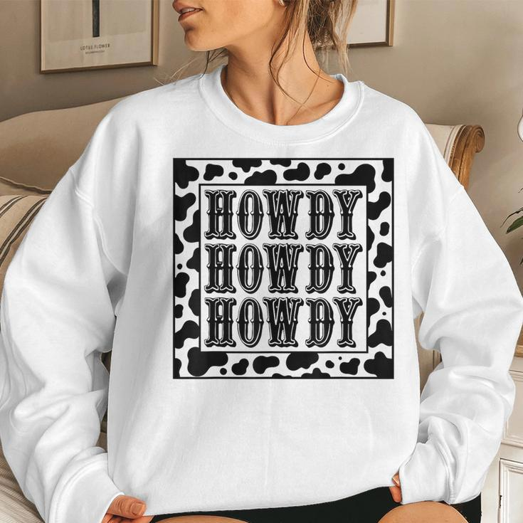 Cowgirl Outfit Women Cowboy Rodeo Girl Western Country Howdy Women Sweatshirt Gifts for Her