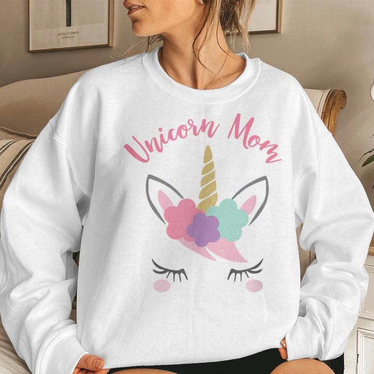 Cute Unicorn Mom Unicorn Women Sweatshirt Gifts for Her