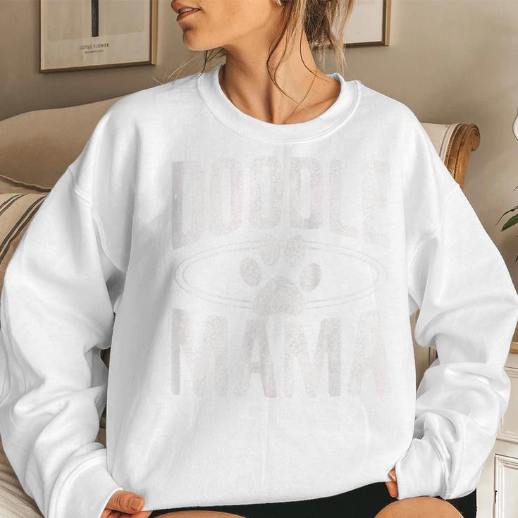 Doodle Mama Goldendoodle Mom Dog Paw Women Sweatshirt Gifts for Her