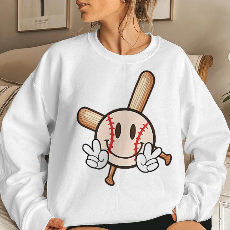 Front And Back Baseball Mom For Mom Women Sweatshirt Gifts for Her