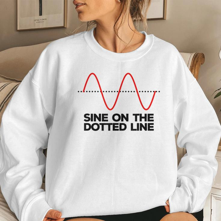 Math Teacher Graph Pun For Engineers Students Women Sweatshirt Gifts for Her