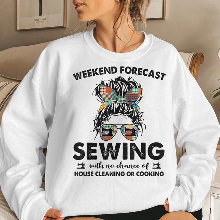 House Cleaning Or Cooking- Sewing Mom Life-Messy Mothers Women Sweatshirt Gifts for Her