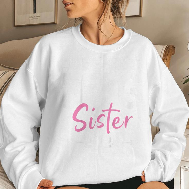 Kids Only Child Big Sister 2024 Promoted To Big Sister 2024 Women Crewneck Graphic Sweatshirt Gifts for Her